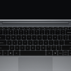 Clavier complet retroeclaire et grand pave tactile du Xiaomi Redmibook 14 (2026) vue de dessus