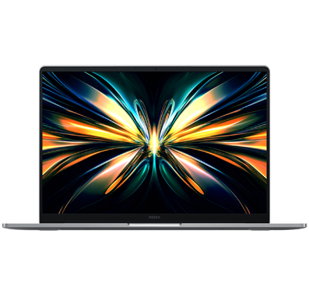 Ordinateur portable Xiaomi Redmibook 14 (2026), vue de face ecran 14 pouces, chassis aluminium argent