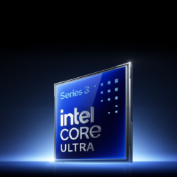 Logo de la puce Intel Core Ultra Series 3 mise en avant sur le Xiaomi Redmibook 14 Pro 2026