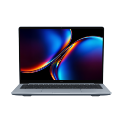 Ordinateur portable Xiaomi Redmibook 14 Pro 2026, vue de face écran ouvert 14 pouces 2,8K avec liseré REDMI