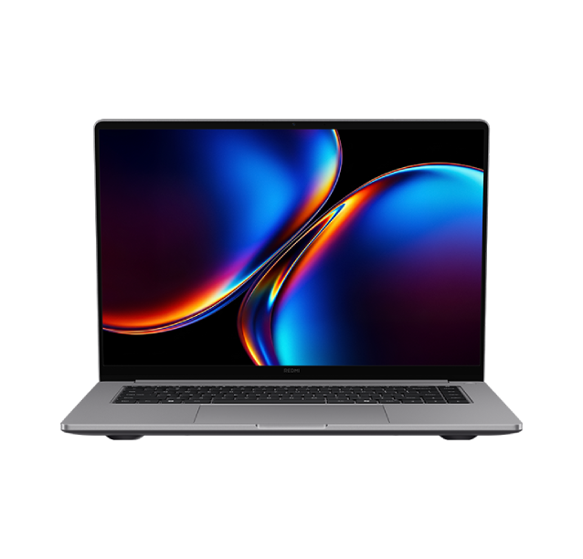 Ordinateur portable Xiaomi Redmibook 16 Pro 2026, vue de face écran 16 pouces 3,2K 165Hz, finition gris